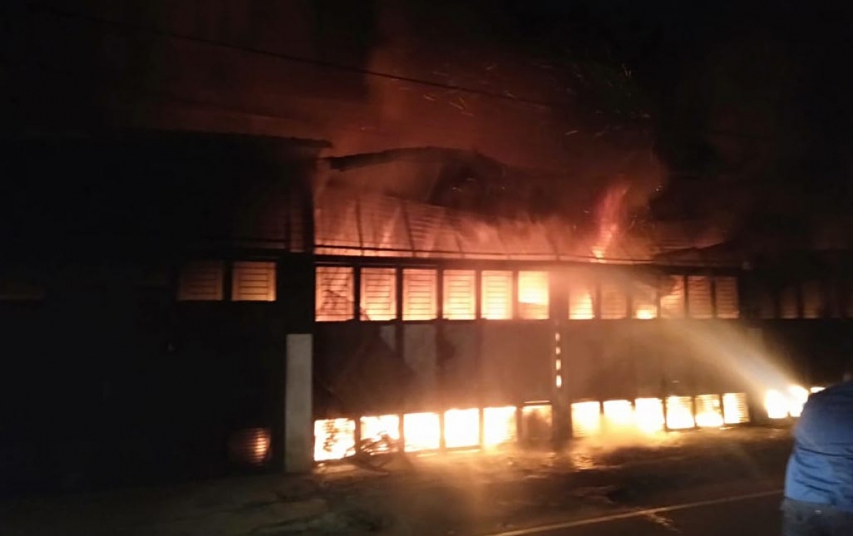 1 Orang Tewas Dalam Kebakaran Ruko di Jalan Rahmadsyah Medan