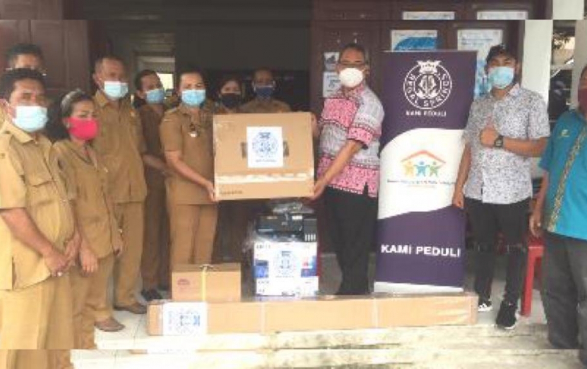 PT Aqua Farm Nusantara Serahkan Bantuan Pendidikan untuk Desa Pardamean Ajibata