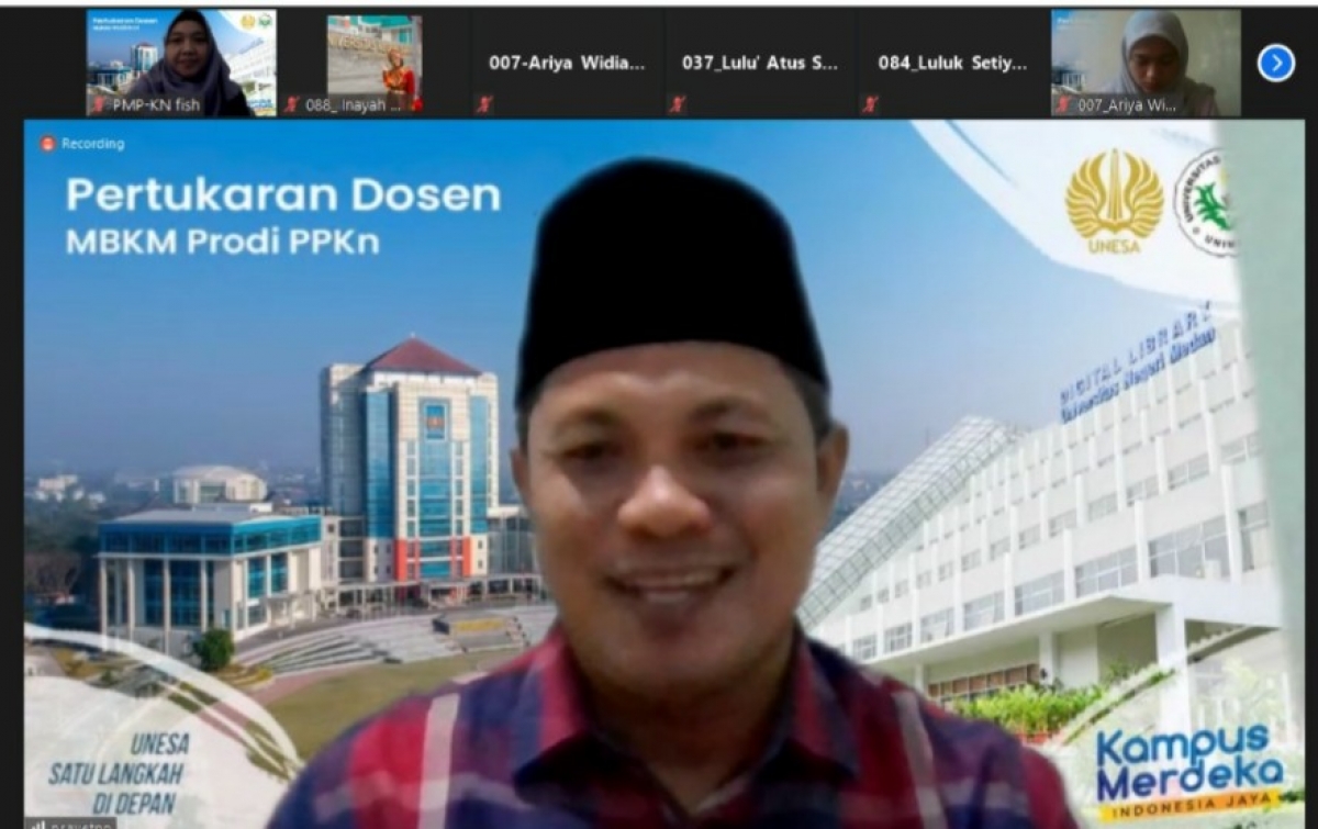 PPKn Unimed dan Unesa Gelar Pertukaran Dosen Mata Kuliah