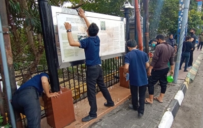 Jaga Cagar Budaya, P3KS Bersihkan Jembatan Tjong Yong Hian