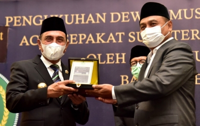 Gubsu Kukuhkan Mukhtar Sebagai Ketum DPP Aceh Sepakat