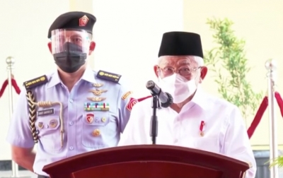 Wapres Ma’ruf Imbau Ulama di Daerah Disuntik Vaksin AstraZeneca