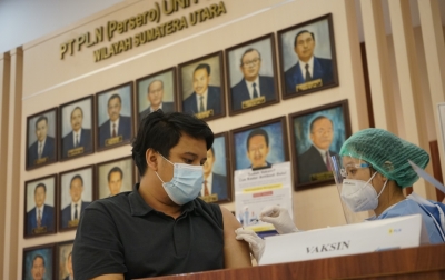 Cegah Covid-19, PLN Vaksinasi Massal untuk 570 Pegawai