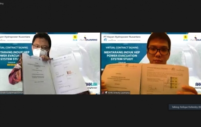 PLN Enjiniring Studi Sistem Evakuasi Listrik PLTA Mentarang Induk