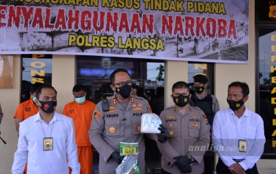 Polres Langsa Tangkap Tiga Pengedar Sabu