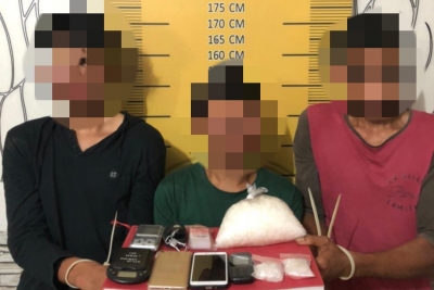 Hendak Transaksi Sabu di Hotel, Tiga Pengedar Ditangkap