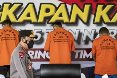 Polri Ungkap 2,5 Ton Sabu-sabu dari Jaringan Internasional