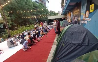 Puluhan Anak-anak Kampung Sejahtera Ikuti Pesantren Kilat Ramadan