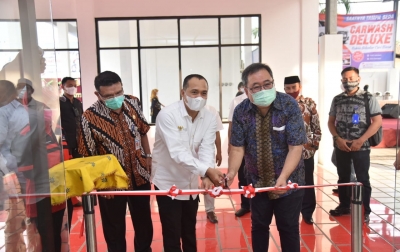 Bupati Batubara Zahir Resmikan Bengkel Auto Sehat