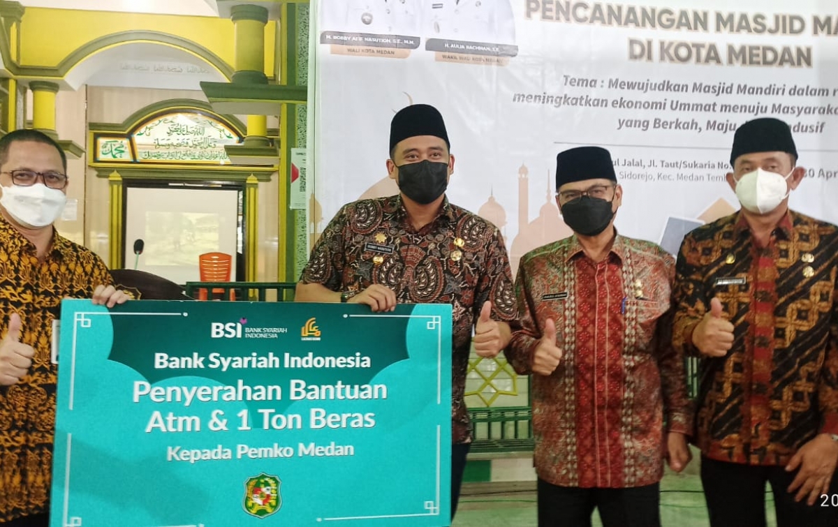 BSI Kuatkan Pemberdayaan Masjid di Medan