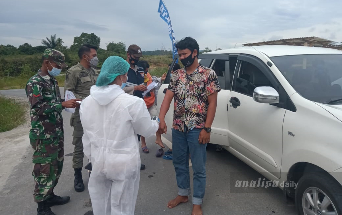 Melintas di Siborongborong, Pemudik Asal Siantar dan Madina Dipulangkan