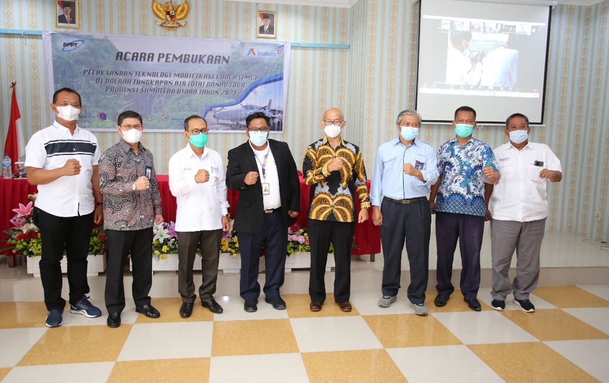 Jaga Kelestarian Danau Toba, Inalum Gunakan Teknologi Modifikasi Cuaca