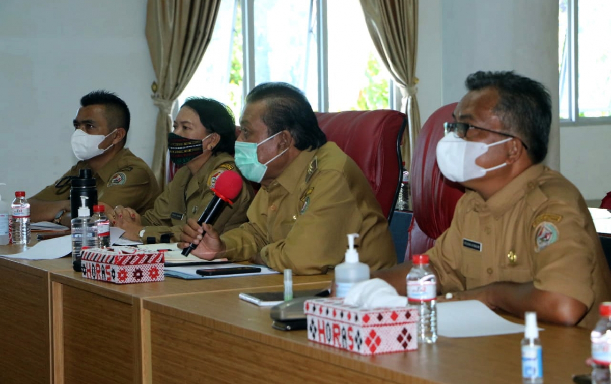 Bupati Taput: ASN dan Perangkat Desa Harus Jadi Corong Sosialisasi Covid-19