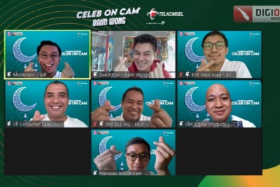 Semarakan Ramadan, Telkomsel Gelar Celeb on Cam Ngobrol Seru Bareng Baim Wong