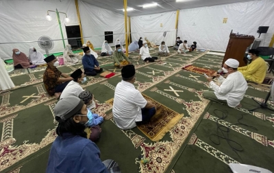 Kajian Subuh Pertama di Tenda Masjid At Tabayyun