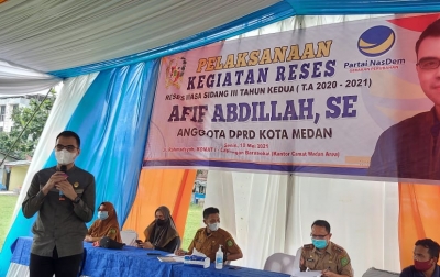 Afif Abdillah Minta  Perangkat Kelurahan Pro Aktif