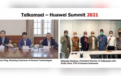 Telkomsel-Huawei Perkuat Kerja Sama, Kokohkan Posisi di Era New Normal