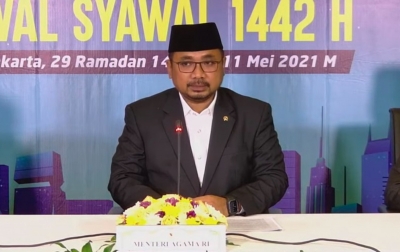 Pemerintah: Idul Fitri Jatuh Pada Kamis, 13 Mei 2021