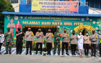 Pamatwil, Kabidkum Polda Sumut Cek Perbatasan dengan Riau