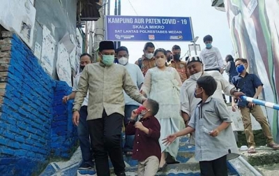 Bobby Nasution Tinjau Banjir di Kampung Aur Saat Hari Raya Idul Fitri