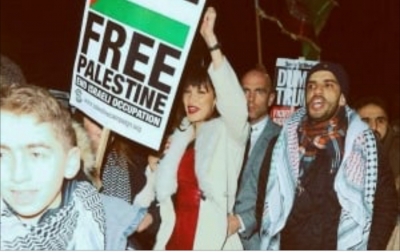 Ikut Demonstrasi, Bella Hadid Dukung Masyarakat Palestina