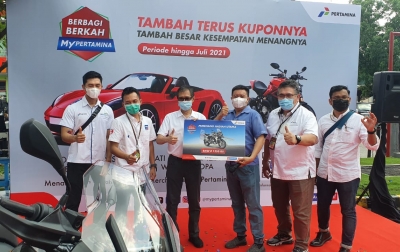 Gunakan MyPertamina, Warga Medan Menangkan Hadiah Utama BMW R 1250 GS