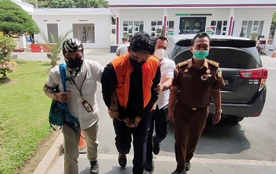 Eks Pejabat BRI Cabang Kabanjahe Ditangkap Kejatisu di Pasar Sunggal