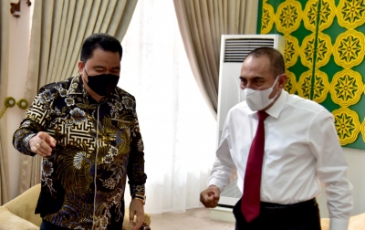 Bertemu Staf Ahli Menkes, Gubsu Bicara Jarum Suntik dan Vaksin