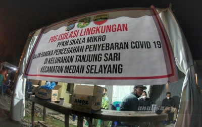 Posko Isolasi Lingkungan Beroperasi Hingga 7 Hari Kedepan