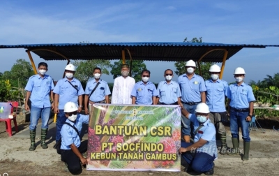 Socfindo Tanah Gambus Bangun Fasilitas TPU