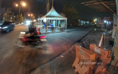 Posko Isolasi Lingkungan Covid-19 Tidak Menyekat Jalan