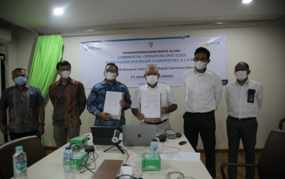 PLTM Parmonangan-II 2x5 MW Tingkatkan Bauran EBT Sumut