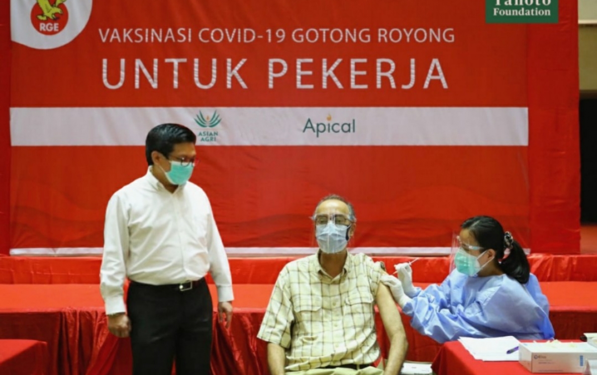Asian Agri Laksanakan Vaksinasi Gotong Royong