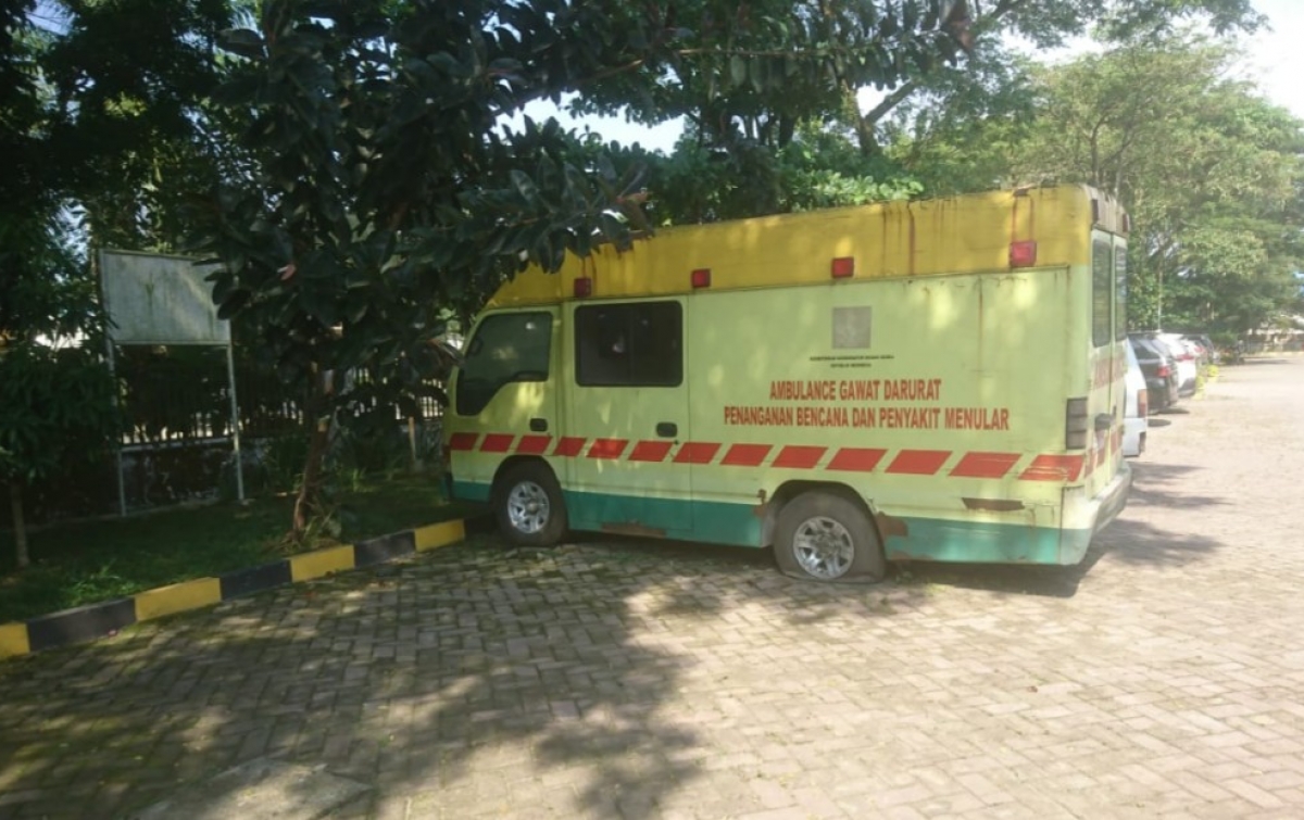 Banyak Ambulance Milik Pemkab Deli Serdang Tak Terawat