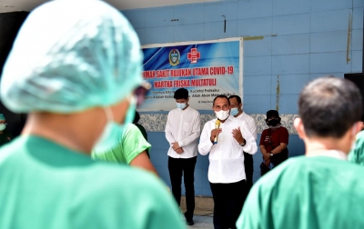 Gubsu Tambah 320 Kamar Rujukan Isolasi Covid-19
