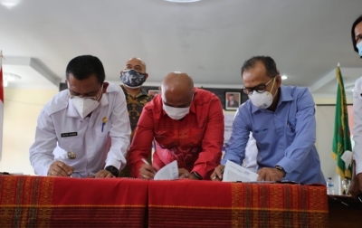 Inalum Tandatangani MoU dengan Pemkab Toba