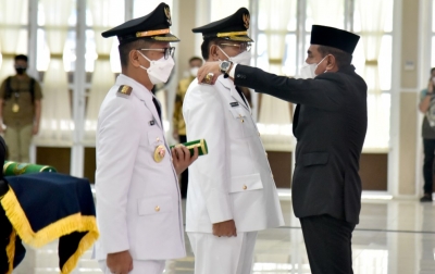 Lantik Bupati/Wakil Bupati Nias, Edy Rahmayadi Ingatkan Tugas Besar Membangun Daerah
