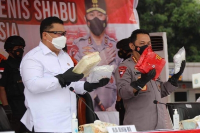 Ditjenpas Berkontribusi Gagalkan Peredaran 1.129 Ton Sabu
