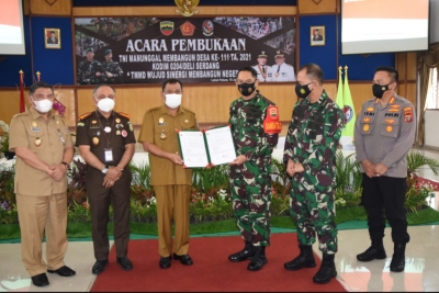 Bupati Deli Serdang: TMMD Kokohkan Kemanunggalan TNI-Rakyat