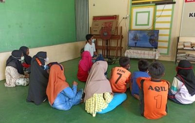Mahasiswa USU PKL Membangun Pemberdayaan Masyarakat di Masa PJJ