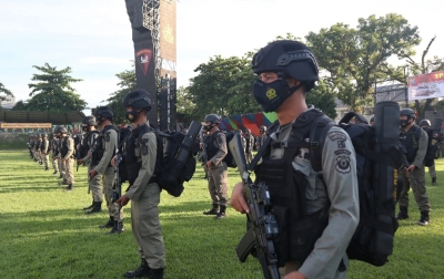 Brimob Polda Sumut Tingkatkan Ketangkasan Lapangan