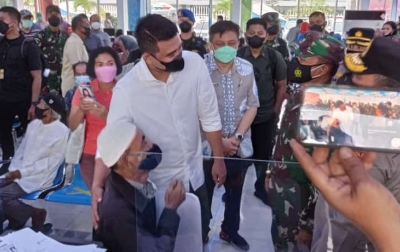 Vaksinasi Massal di Belawan, 10.000 Warga Medan Berpartisipasi