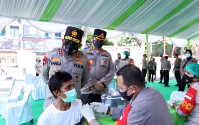 Polda Sumatera Utara Sudah Memvaksin 72.506 Orang