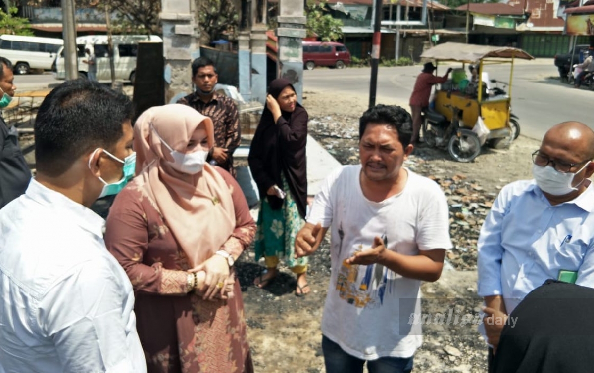 Nora Bawa Bantuan Provinsi untuk Korban Kebakaran Aceh Tamiang