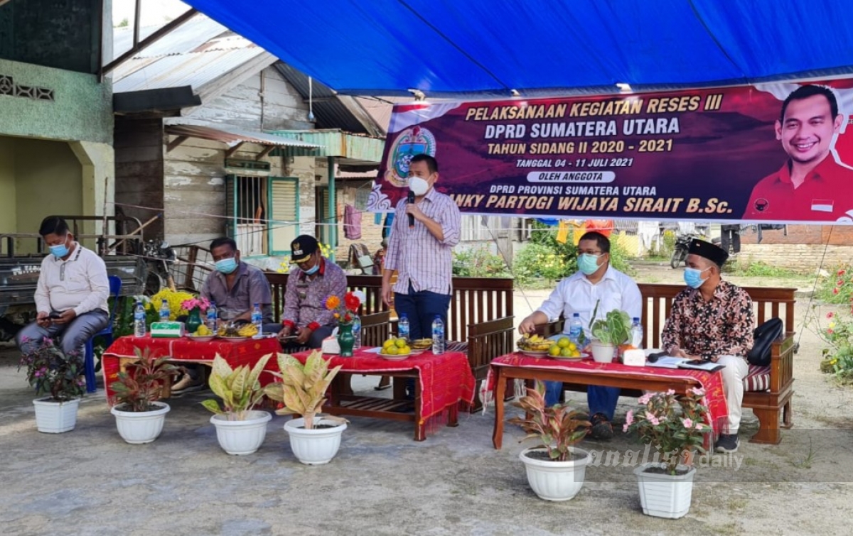 Anggota DPRD Sumut Ajak Sukseskan Vaksinasi di Hutabayu Raja