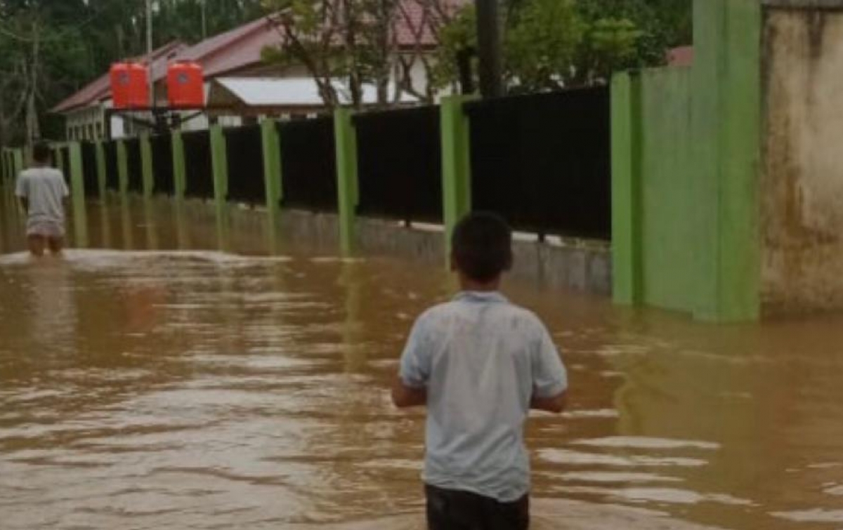 Sempat Surut, Banjir Kembali Landa 2 Desa di Kabupaten Aceh Jaya