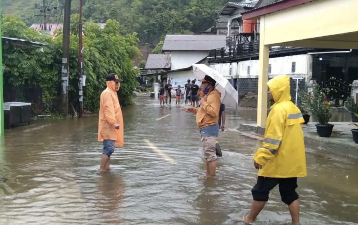 Banjir Aceh Besar Berangsur Surut, Genangan Masih Terjadi di Beberapa Titik