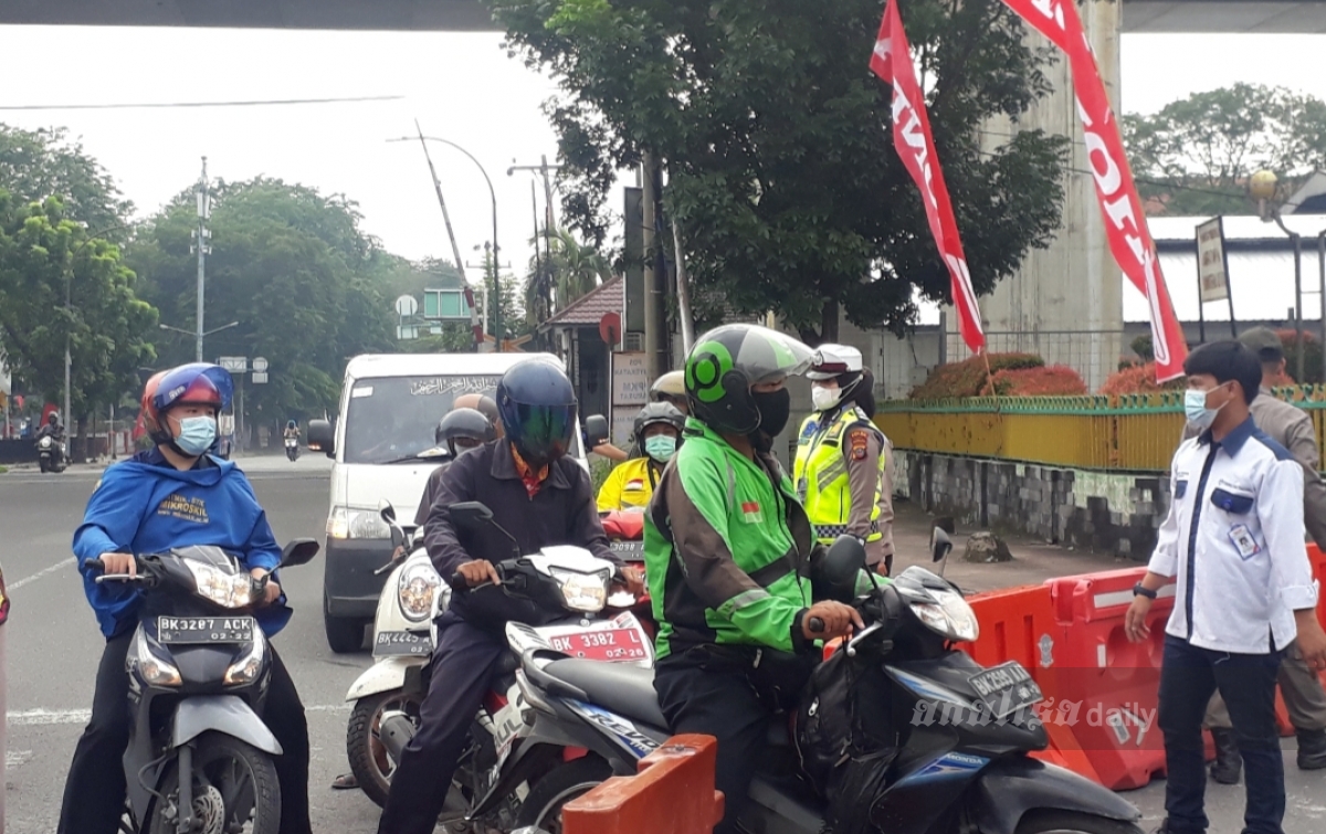 Pemberlakuan PPKM Darurat, Mobilitas Warga di Medan Turun