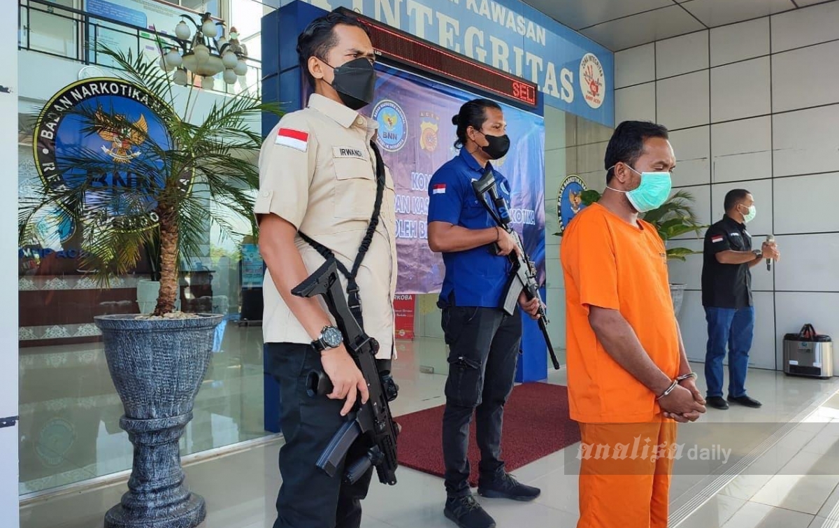 Pengirim Sabu 31.4 Kg dari Malaysia ke Aceh Ditangkap
