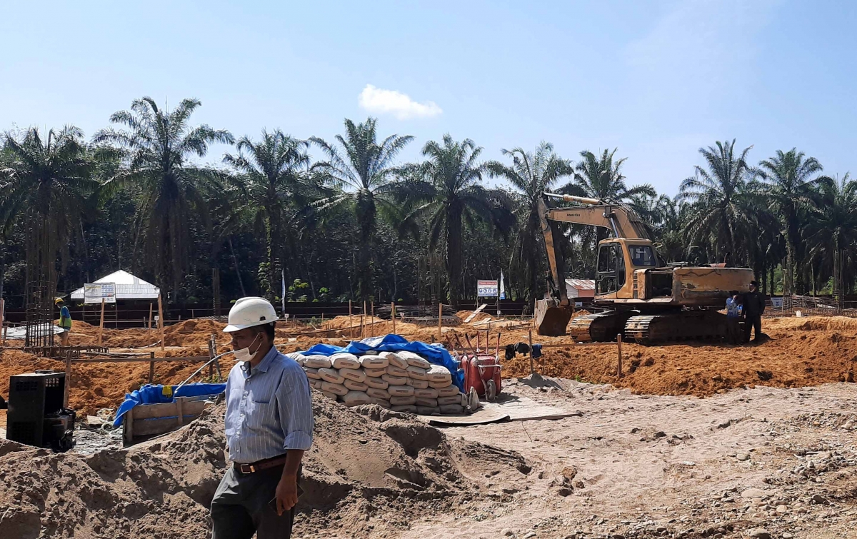 Kantor Bupati Palas Mulai Dibangun